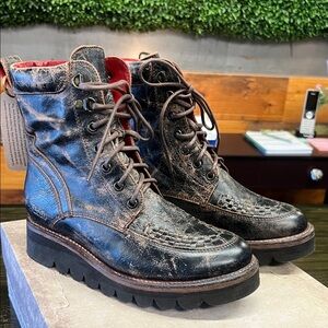 BedStu Elisha II Black Lux Boots